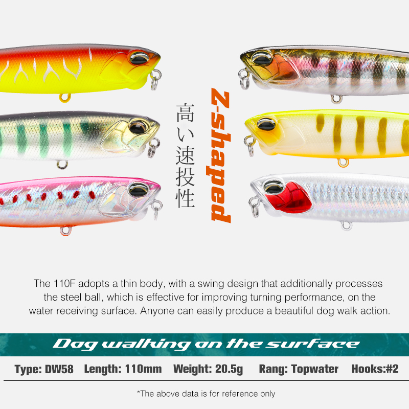 TSURINOYA 110F Topwater Stickb - Eachine Drone E58 reseña y precio