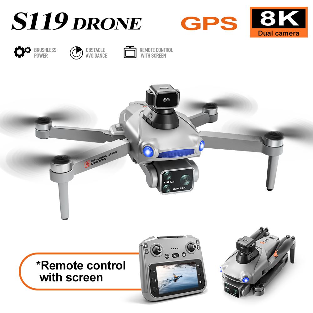 Dron GPS S119 de Ultra Larga D - Drone Gps Mount reseña y precio