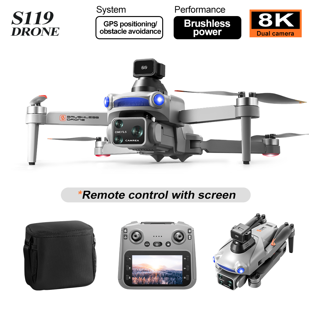 Dron GPS S119 de Ultra Larga D - Drone Gps Mount reseña y precio